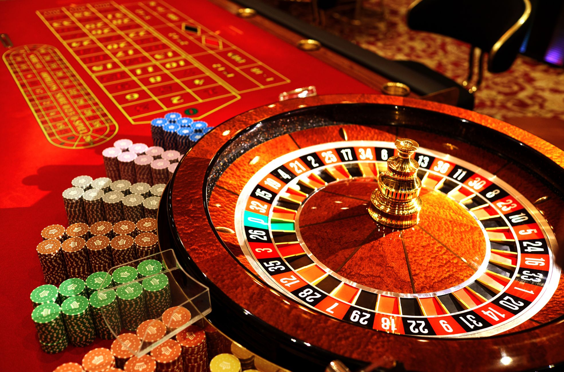 Casino Roulette Table