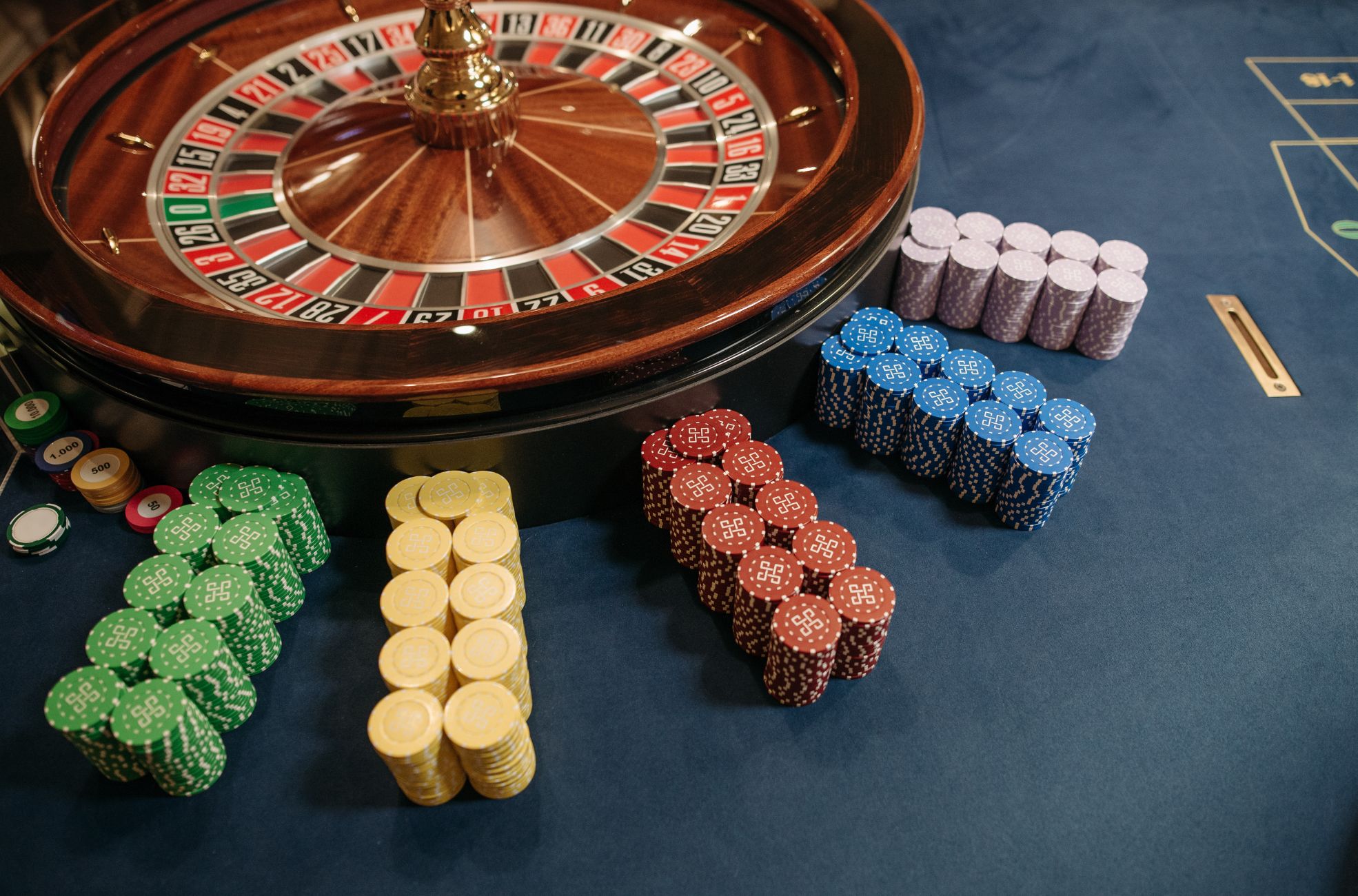 Casino Table And Chips