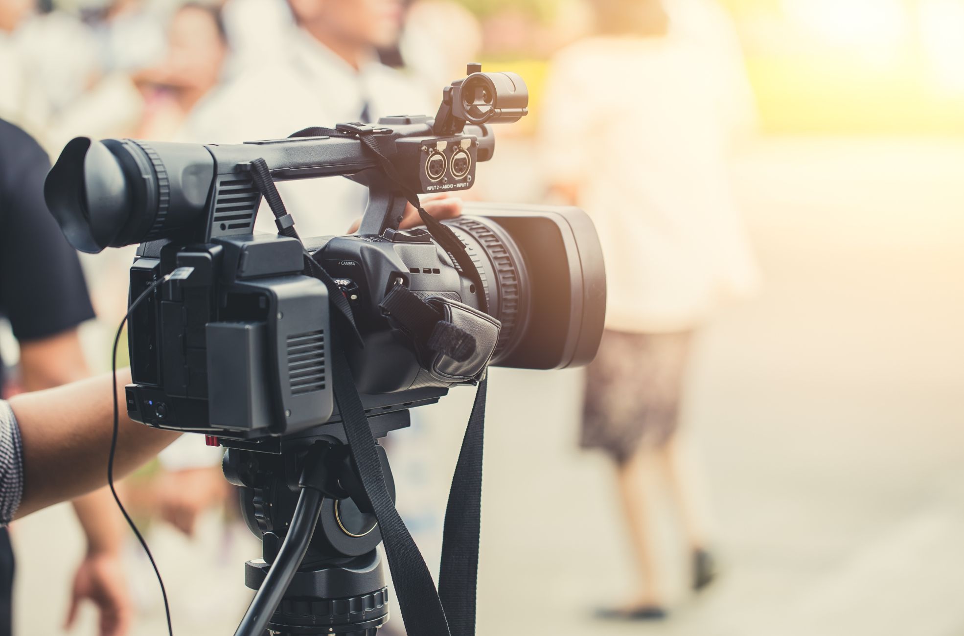 Cameras At Live Streaming Event