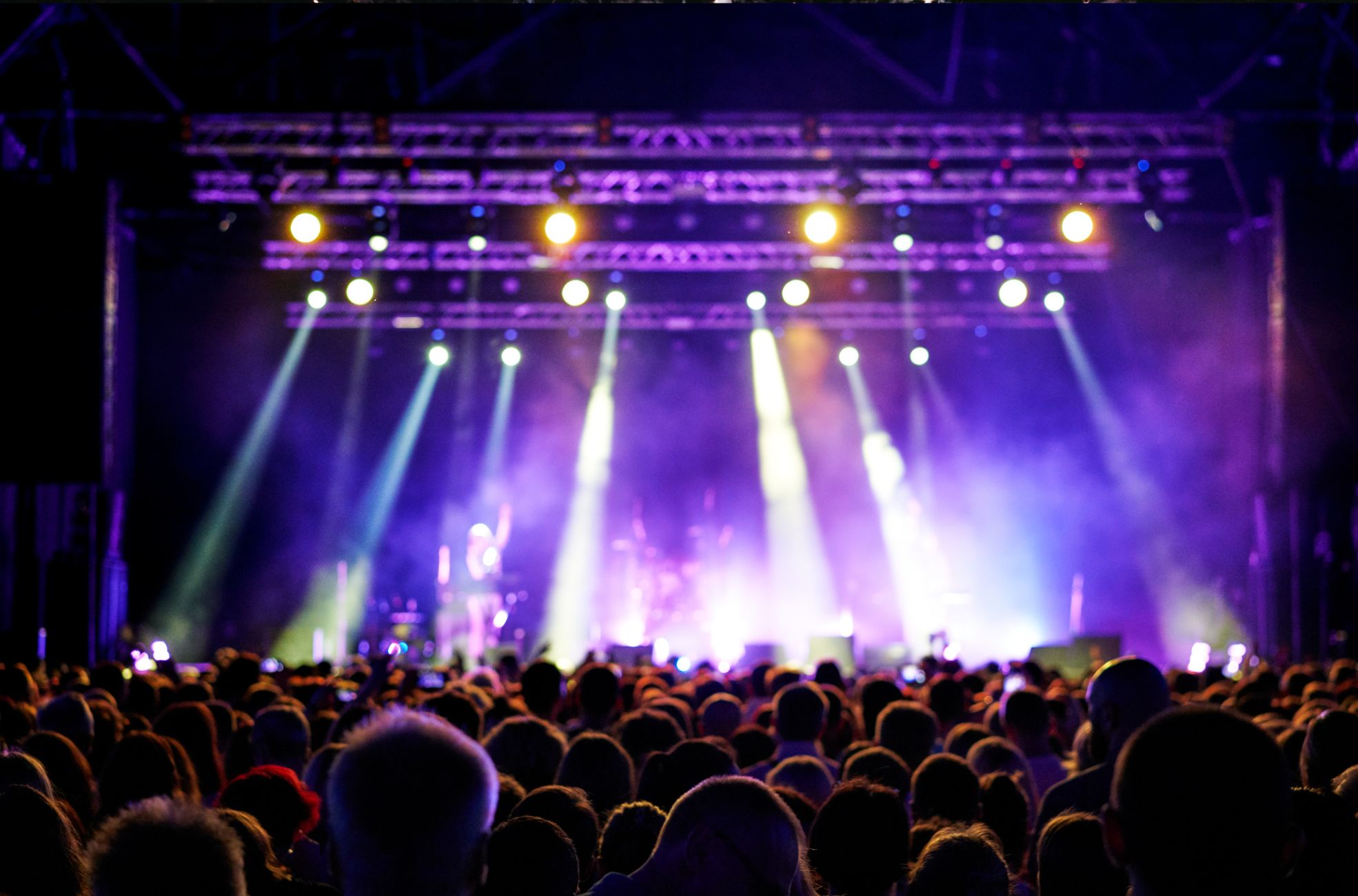 Stage Design Purple Lighting