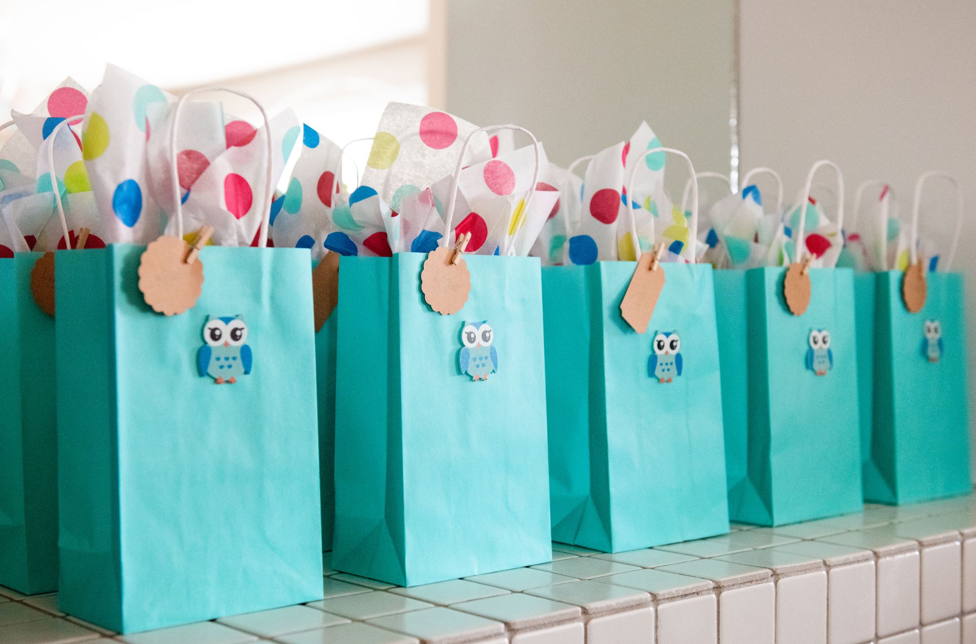 Gift Bag Row For Party