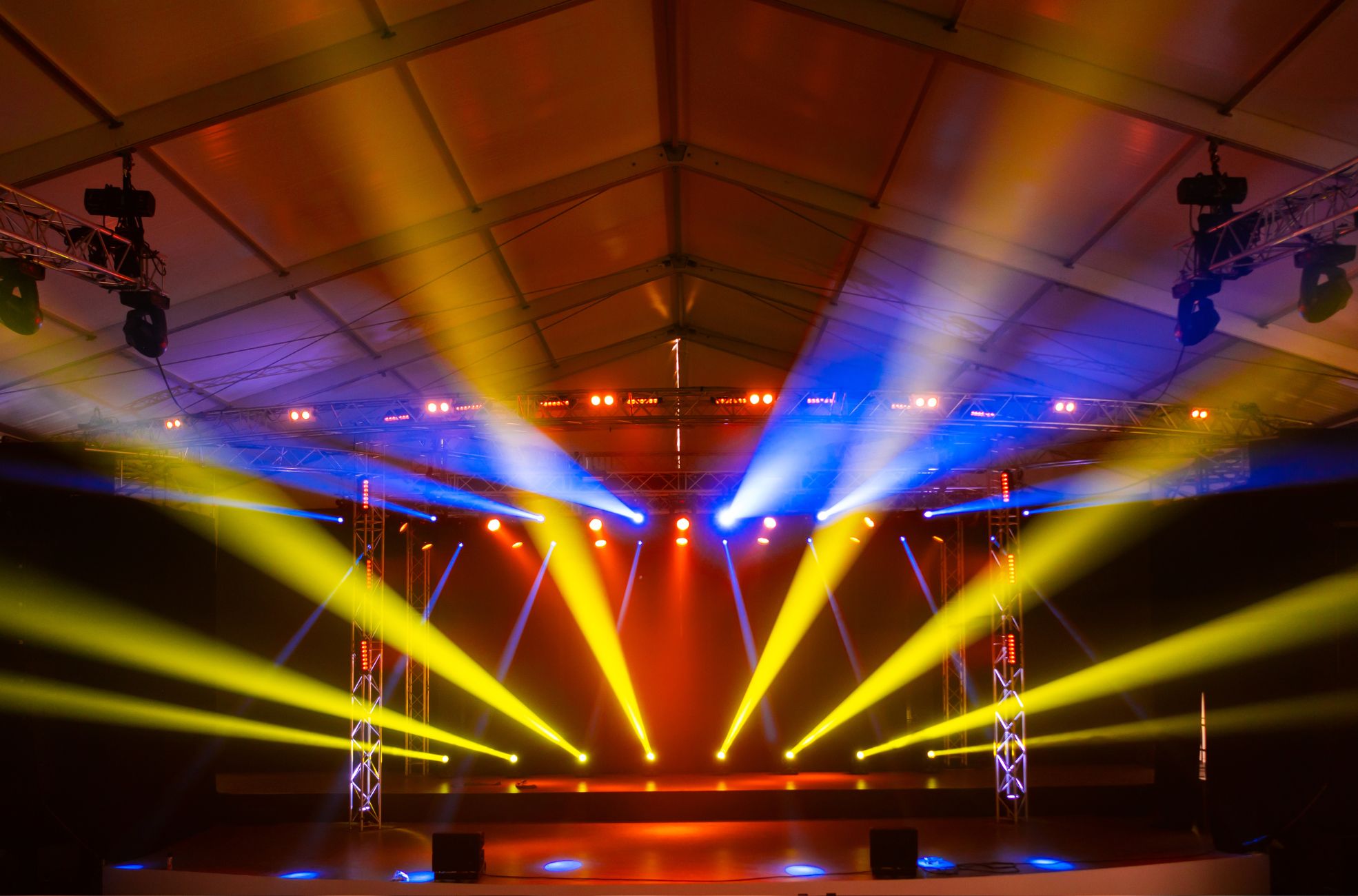 Stage With Lighting