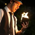 Magician Doing Fire Trick