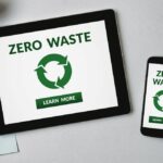 Tablet And Phone With Zero-Waste Apps